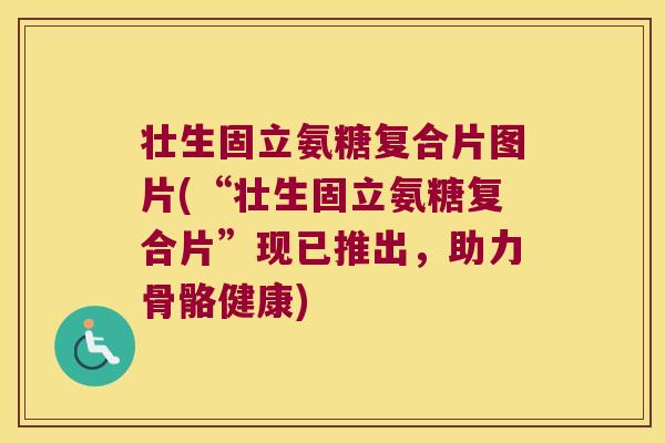 壮生固立氨糖复合片图片(“壮生固立氨糖复合片”现已推出，助力骨骼健康)