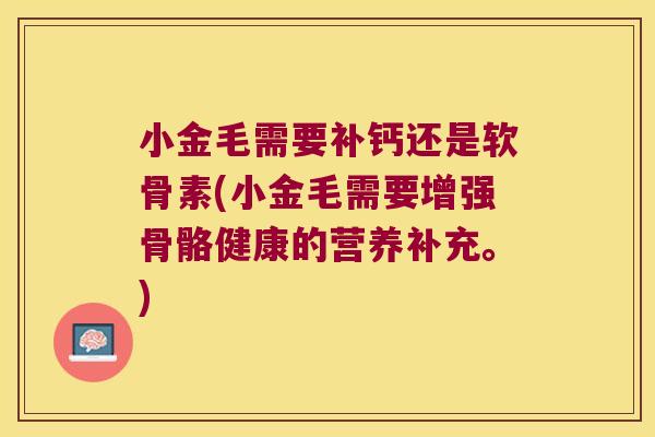 小金毛需要补钙还是软骨素(小金毛需要增强骨骼健康的营养补充。)