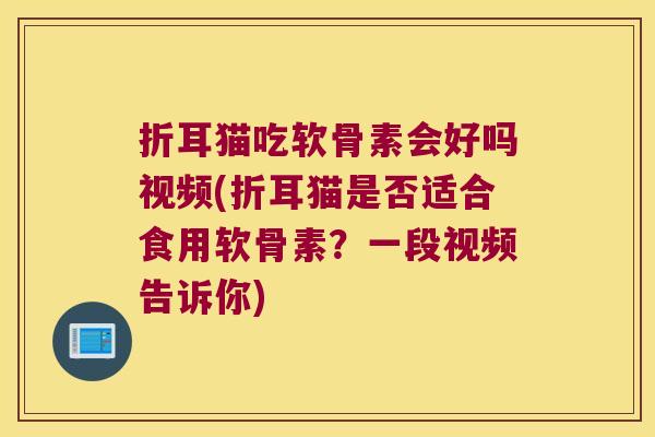 折耳猫吃软骨素会好吗视频(折耳猫是否适合食用软骨素?一段视频告诉你)