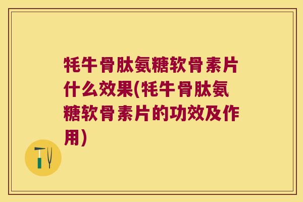 牦牛骨肽氨糖软骨素片什么效果(牦牛骨肽氨糖软骨素片的功效及作用)