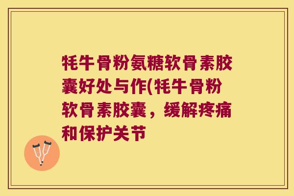 牦牛骨粉氨糖软骨素胶囊好处与作(牦牛骨粉软骨素胶囊,缓解疼痛和保护关节