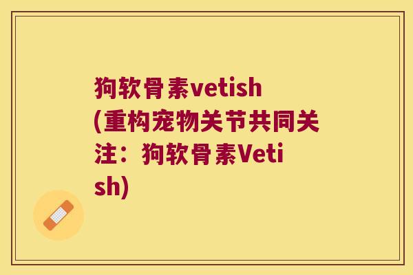 狗软骨素vetish(重构宠物关节共同关注:狗软骨素Vetish)