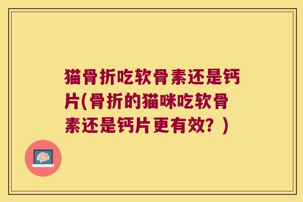 猫吃软骨素还是钙片(的猫咪吃软骨素还是钙片更有效?) 猫吃软骨素还是钙片(的猫咪吃软骨素还是钙片更有效?)
