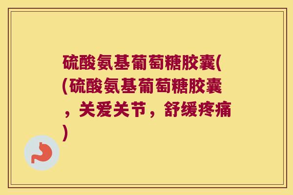 硫酸氨基葡萄糖胶囊((硫酸氨基葡萄糖胶囊,关爱关节,舒缓疼痛)