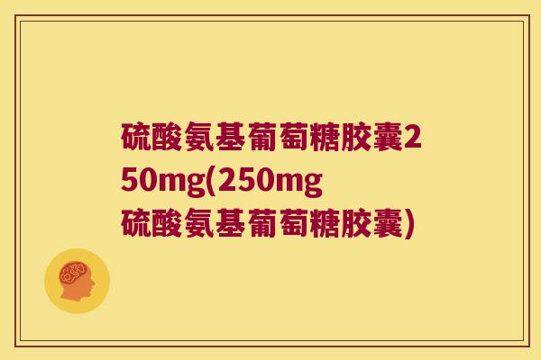 硫酸氨基葡萄糖胶囊250mg(250mg硫酸氨基葡萄糖胶囊)