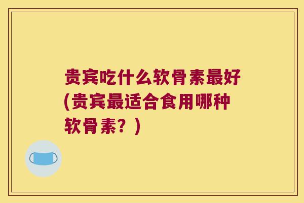 贵宾吃什么软骨素最好(贵宾最适合食用哪种软骨素?)