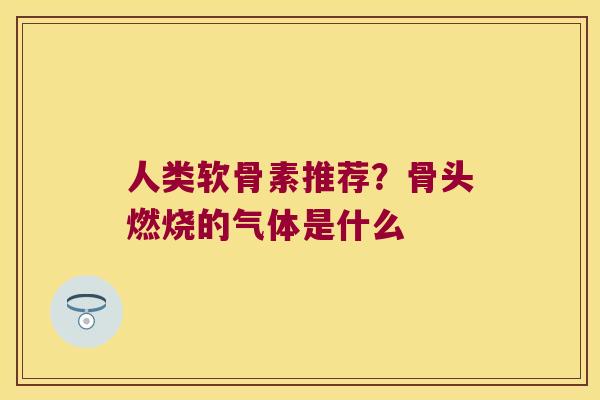 人类软骨素推荐?骨头燃烧的气体是什么
