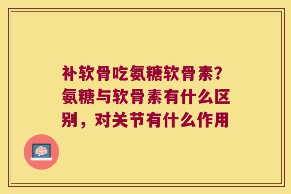 补软骨吃氨糖软骨素?氨糖与软骨素有什么区别,对关节有什么作用