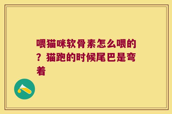 喂猫咪软骨素怎么喂的?猫跑的时候尾巴是弯着