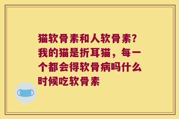 猫软骨素和人软骨素?我的猫是折耳猫,每一个都会得软骨病吗什么时候吃软骨素