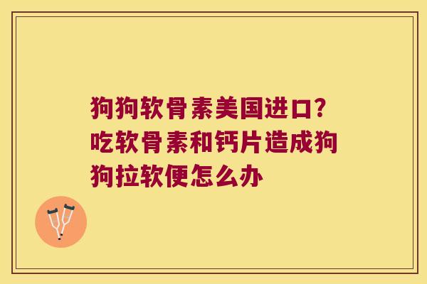 狗狗软骨素美国进口?吃软骨素和钙片造成狗狗拉软便怎么办