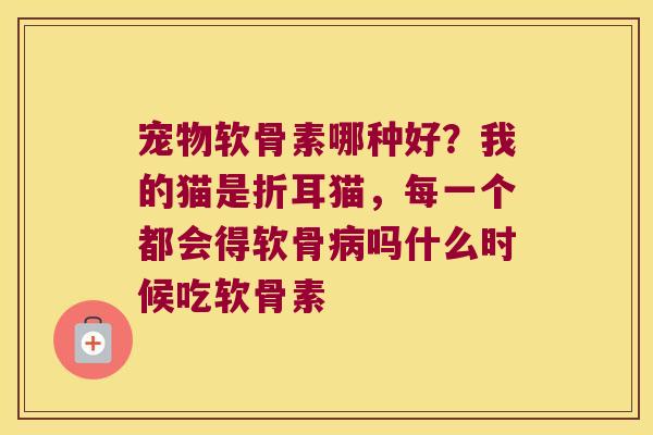 宠物软骨素哪种好?我的猫是折耳猫,每一个都会得软骨吗什么时候吃软骨素 宠物软骨素哪种好?我的猫是折耳猫,每一个都会得软骨吗什么时候吃软骨素