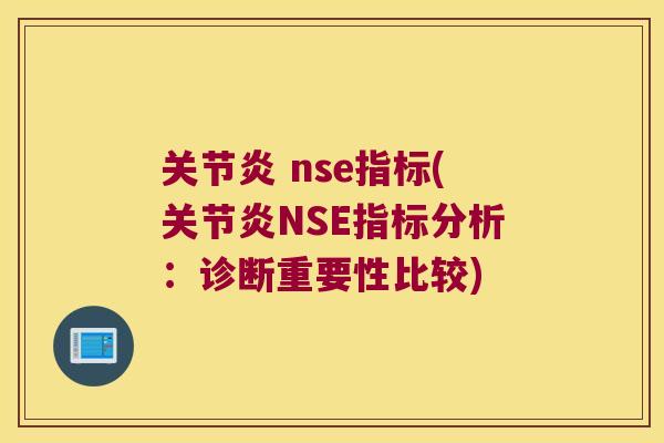  nse指标(NSE指标分析：诊断重要性比较)