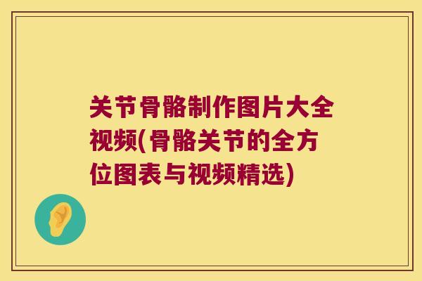 关节骨骼制作图片大全视频(骨骼关节的全方位图表与视频精选)