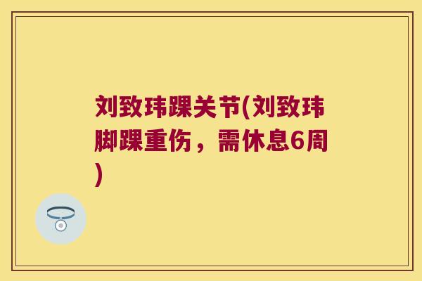 刘致玮踝关节(刘致玮脚踝重伤,需休息6周)