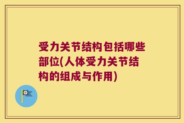 受力关节结构包括哪些部位(人体受力关节结构的组成与作用) 受力关节结构包括哪些部位(人体受力关节结构的组成与作用)