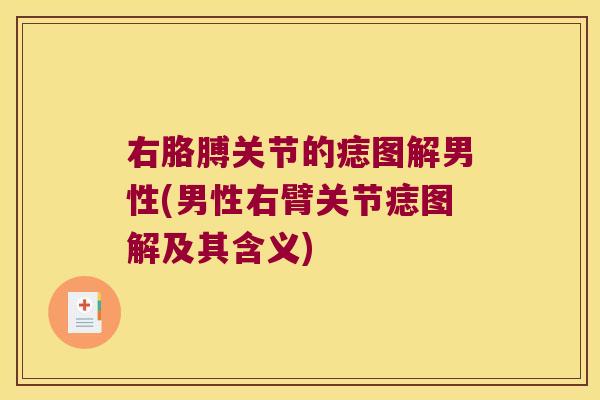 右胳膊关节的痣图解男性(男性右臂关节痣图解及其含义)