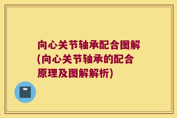 向心关节轴承配合图解(向心关节轴承的配合原理及图解解析)