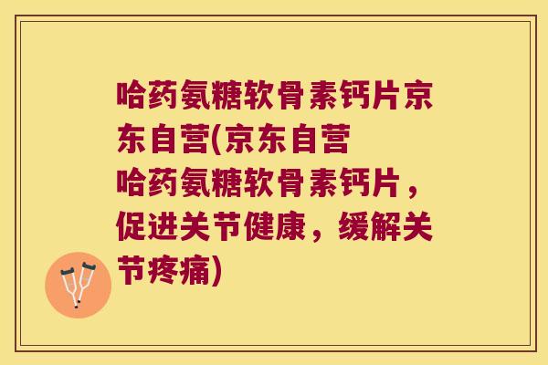 哈药氨糖软骨素钙片京东自营(京东自营 哈药氨糖软骨素钙片,促进关节健康,缓解关节疼痛)