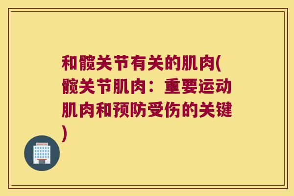 和髋关节有关的肌肉(髋关节肌肉:重要运动肌肉和受伤的关键) 和髋关节有关的肌肉(髋关节肌肉:重要运动肌肉和受伤的关键)