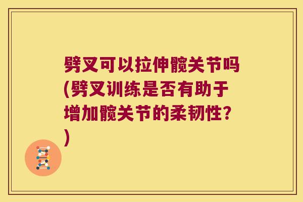劈叉可以拉伸髋关节吗(劈叉训练是否有助于增加髋关节的柔韧性?)