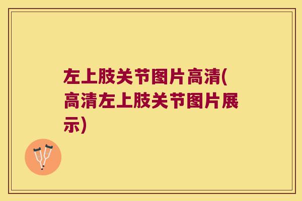 左上肢关节图片高清(高清左上肢关节图片展示)