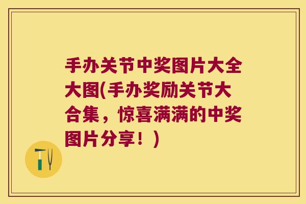 手办关节中奖图片大全大图(手办奖励关节大合集,惊喜满满的中奖图片分享!)