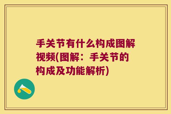 手关节有什么构成图解视频(图解:手关节的构成及功能解析)