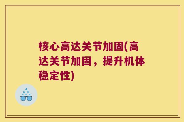 核心高达关节加固(高达关节加固,提升机体稳定性)