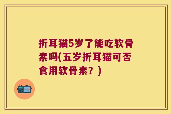折耳猫5岁了能吃软骨素吗(五岁折耳猫可否食用软骨素?)