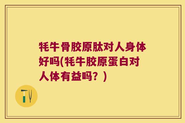 牦牛骨胶原肽对人身体好吗(牦牛胶原蛋白对人体有益吗?)