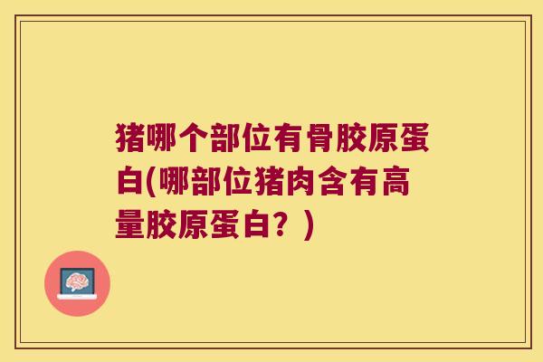 猪哪个部位有骨胶原蛋白(哪部位猪肉含有高量胶原蛋白?)