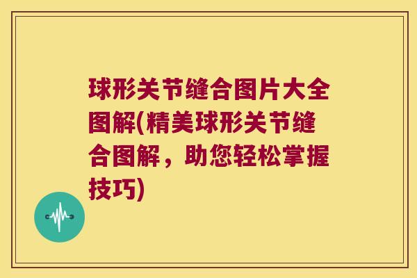 球形关节缝合图片大全图解(精美球形关节缝合图解,助您轻松掌握技巧)