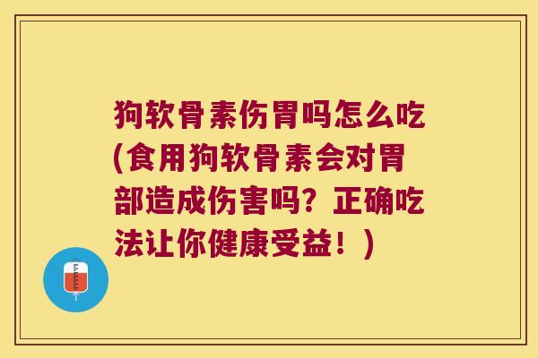 狗软骨素伤胃吗怎么吃(食用狗软骨素会对胃部造成伤害吗?正确吃法让你健康受益!)