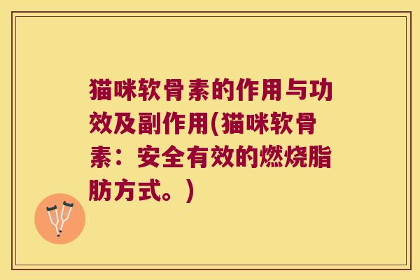 猫咪软骨素的作用与功效及副作用(猫咪软骨素:安全有效的燃烧脂肪方式。)