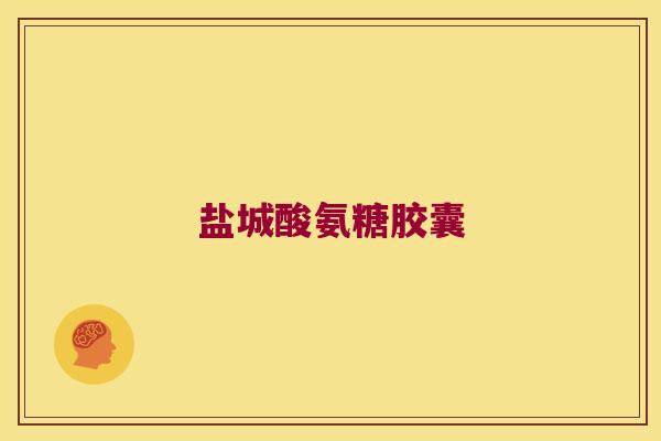 盐城酸氨糖胶囊