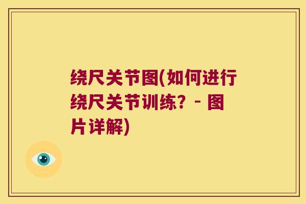 绕尺关节图(如何进行绕尺关节训练？- 图片详解)