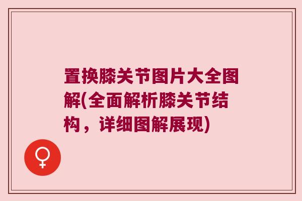 置换膝关节图片大全图解(全面解析膝关节结构,详细图解展现)