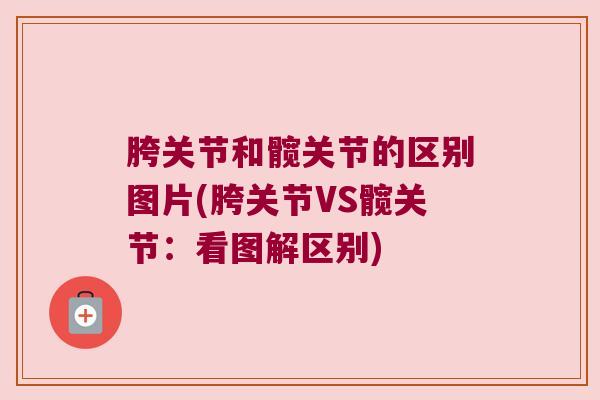 胯关节和髋关节的区别图片(胯关节VS髋关节:看图解区别)
