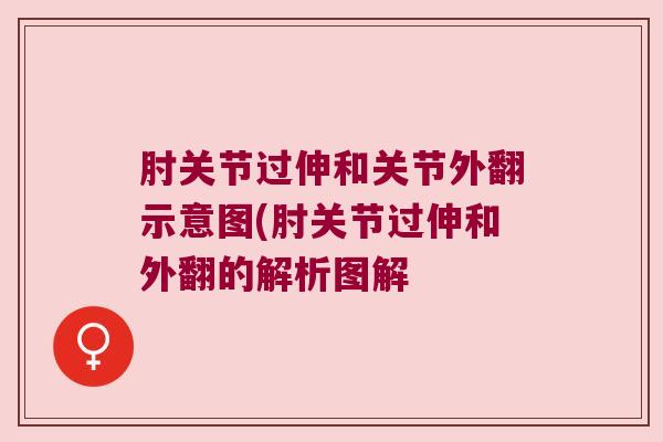 肘关节过伸和关节外翻示意图(肘关节过伸和外翻的解析图解