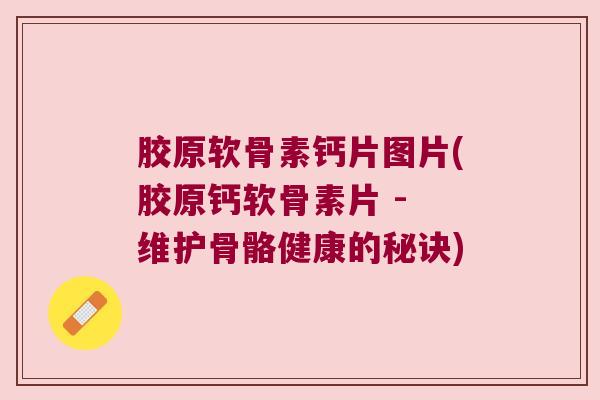 胶原软骨素钙片图片(胶原钙软骨素片 - 维护骨骼健康的秘诀)