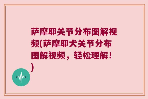 萨摩耶关节分布图解视频(萨摩耶犬关节分布图解视频,轻松理解!)