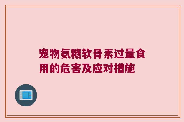 宠物氨糖软骨素过量食用的危害及应对措施